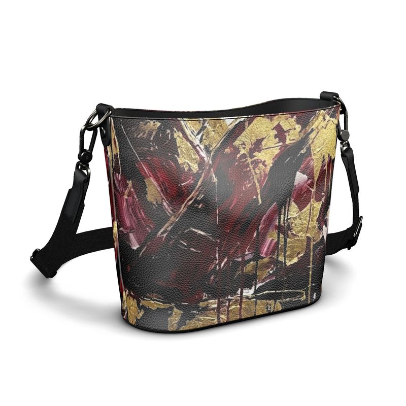 ZOLTHAIRE CRYMSA Leather Bucket Tote