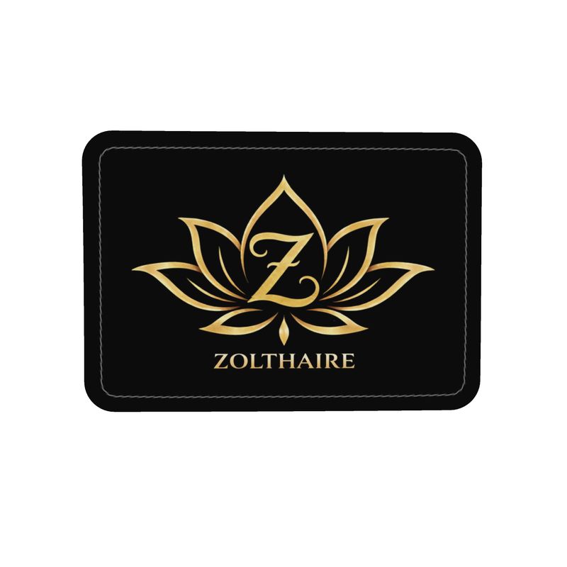 ZOLTHAIRE Emblem Leather Bucket Bag