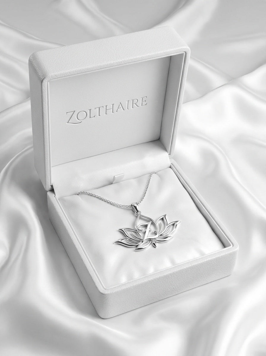 ZOLTHAIRE Lotus Emblem Necklace