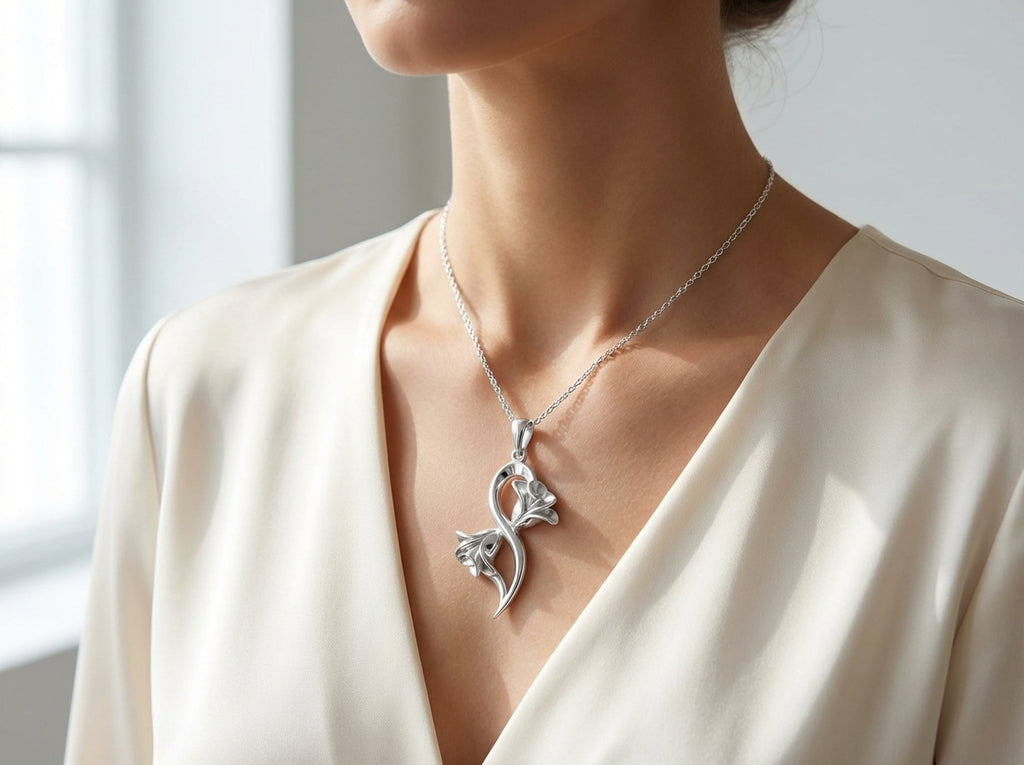 Double Floral Necklace