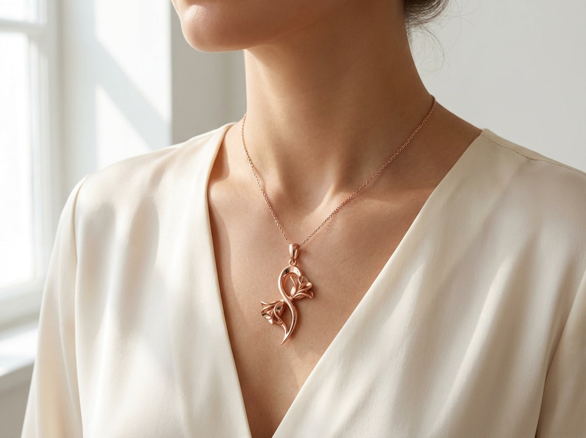 Double Floral Necklace