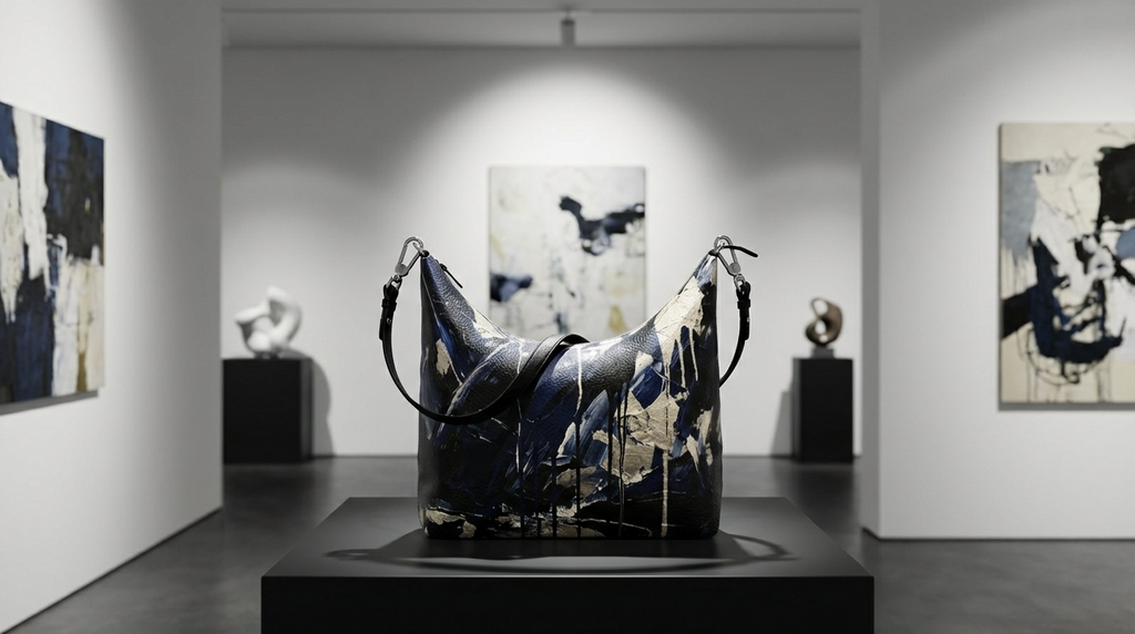Zolthaire Silk on Moonlit Shadows Square Shoulder Bag