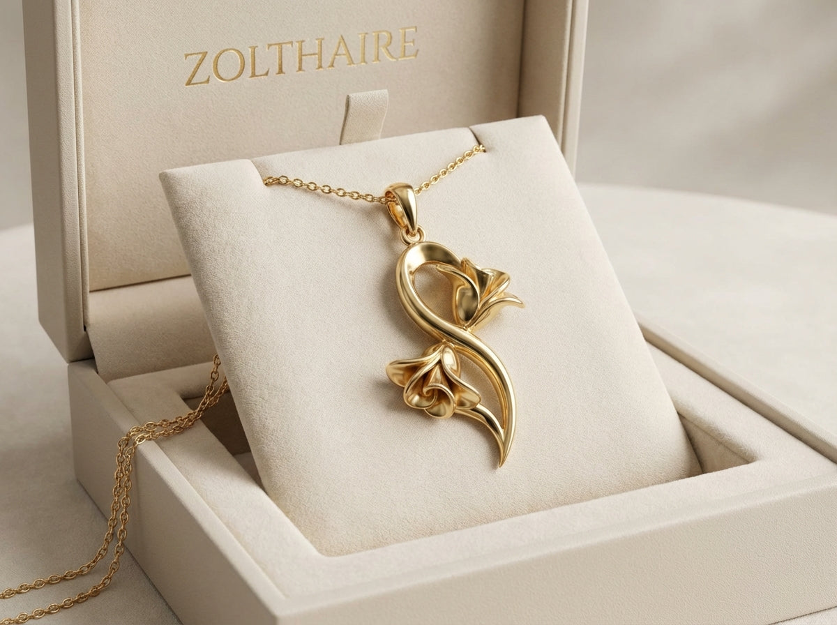 Double Floral Necklace