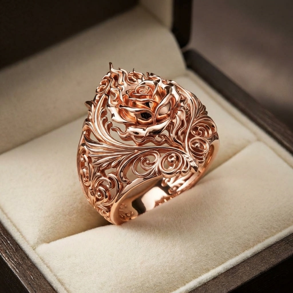 ZOLTHAIRE CRYMSAN ROSE RING