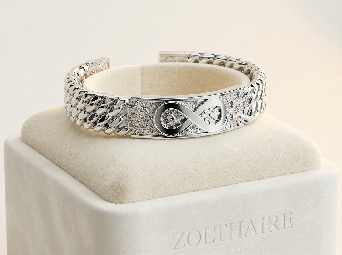 Infinity Open Cuff Bracelet