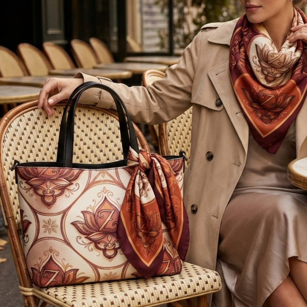 Zolthaire Light Burnt Ember Tote Bag