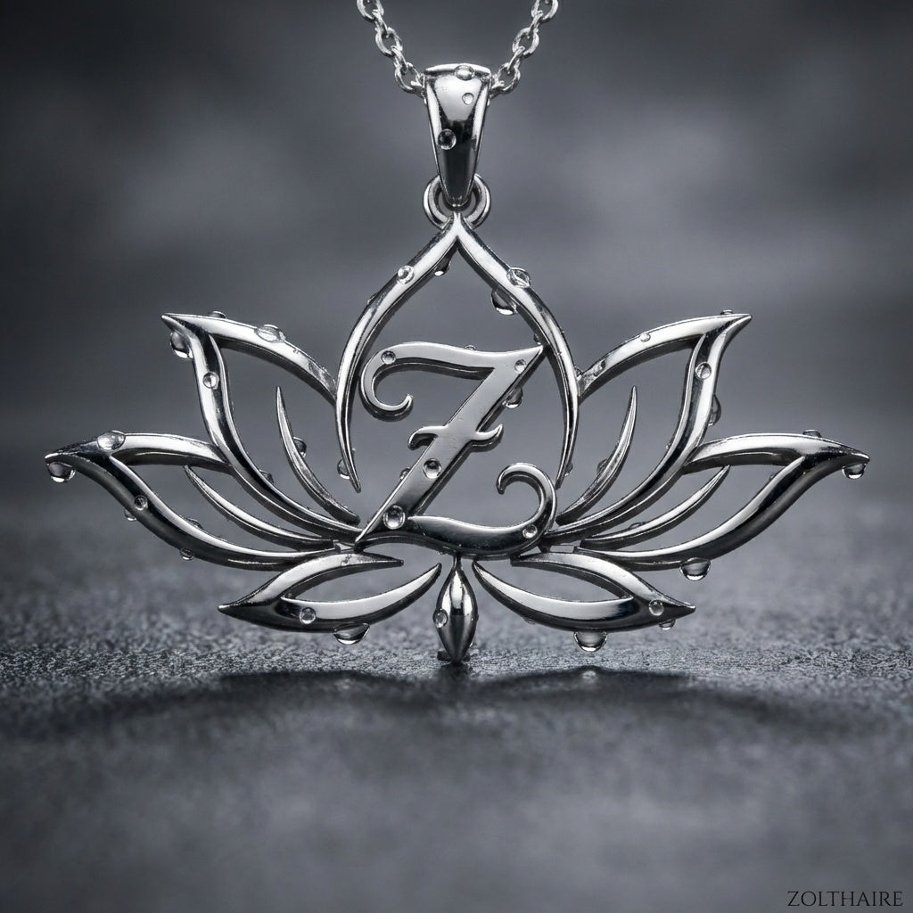 ZOLTHAIRE Lotus Emblem Necklace
