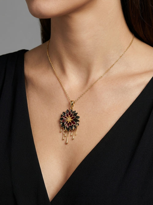 CRYMSA DAHLIA NECKLACE - Kintsugi Style