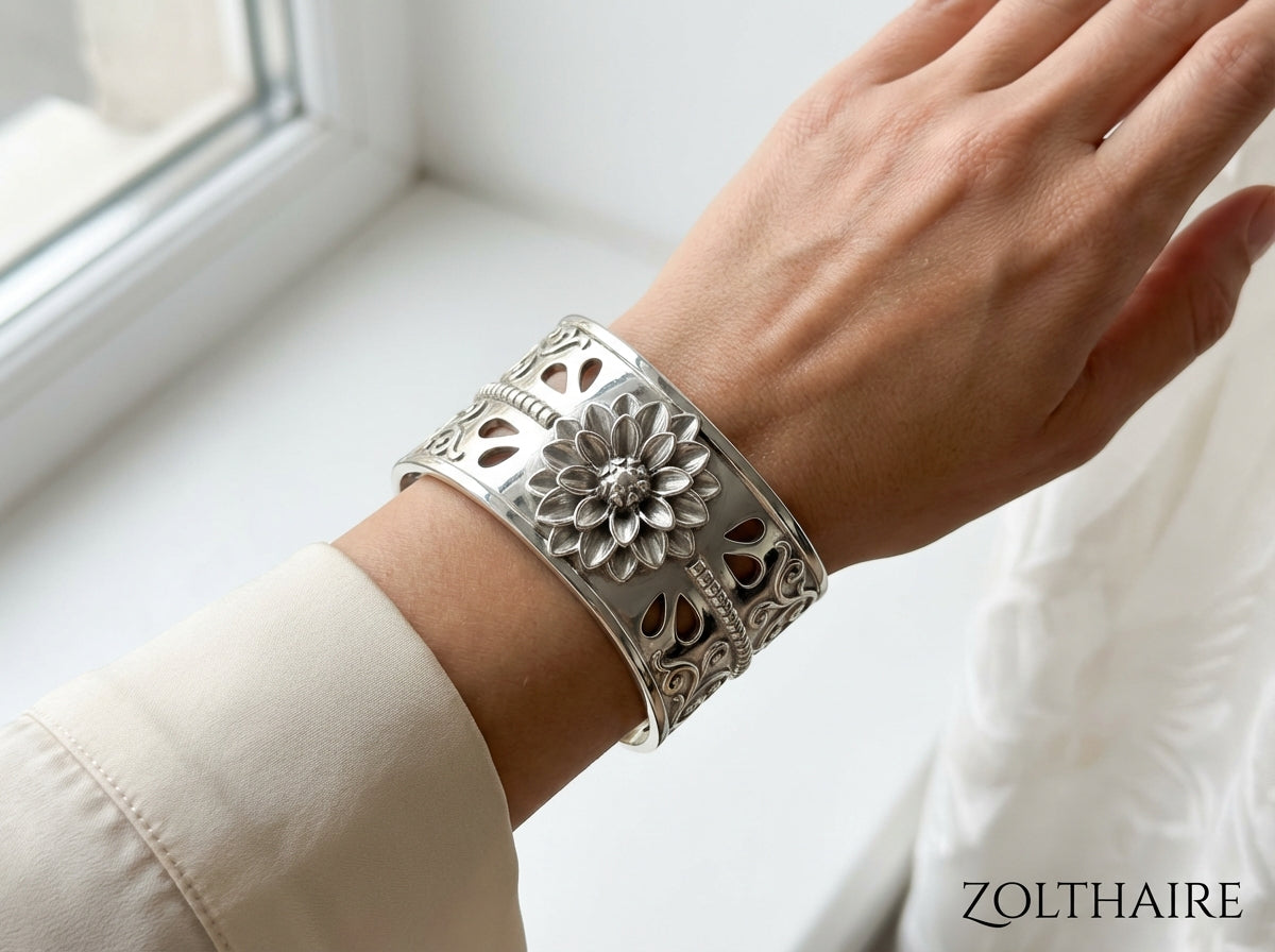Dahlia Radiance Cuff by Zolthaire