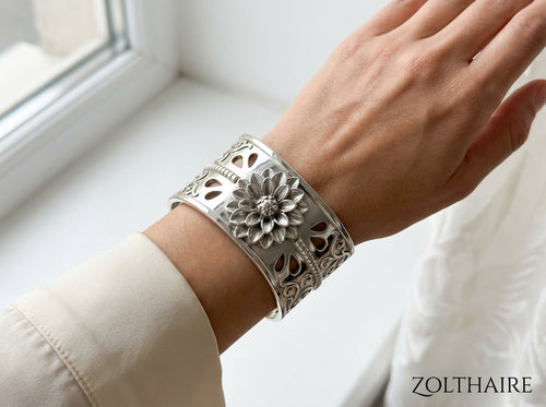 Dahlia Radiance Cuff by Zolthaire