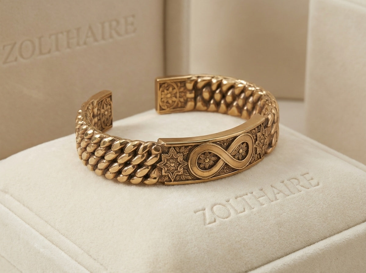 Infinity Open Cuff Bracelet