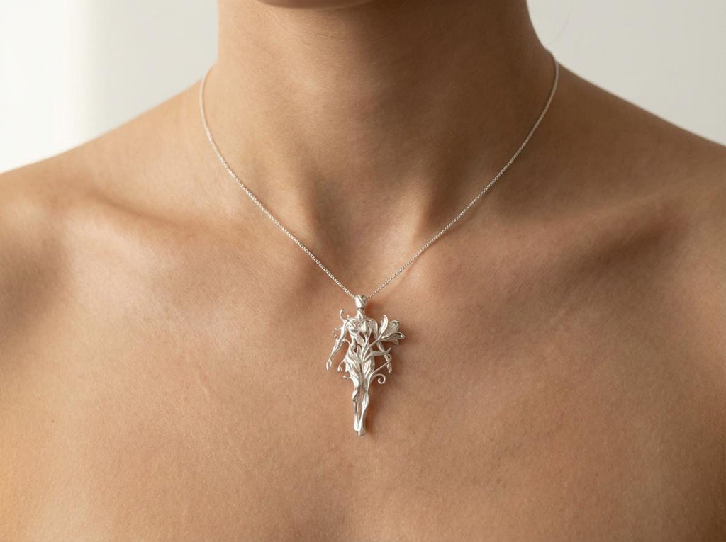 Self Love Bloom Pendant Necklace Self Love Necklace • Meaningful Jewelry • Flower Pendant