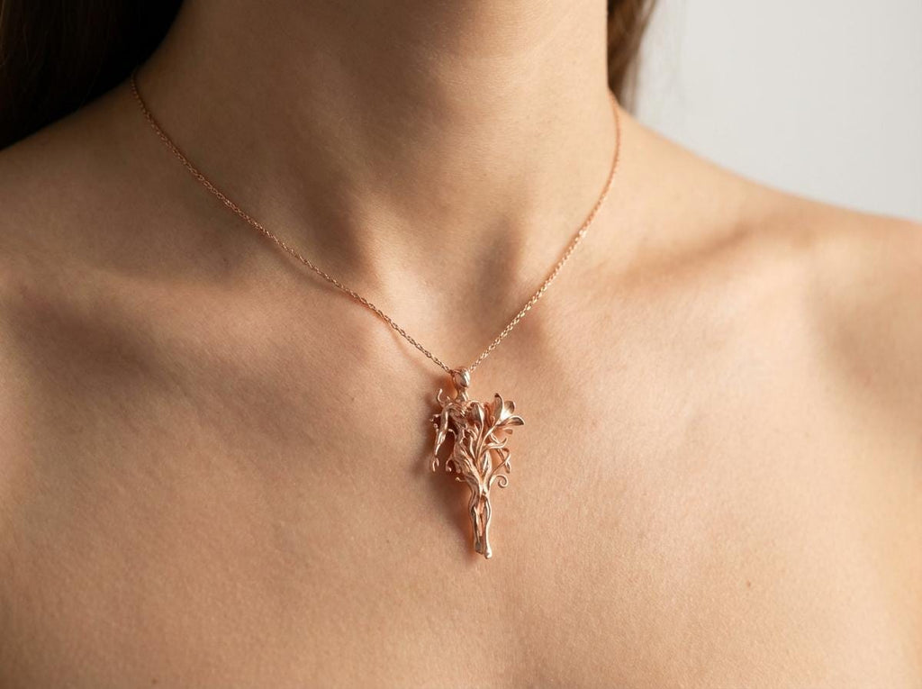 Self Love Bloom Pendant Necklace Self Love Necklace • Meaningful Jewelry • Flower Pendant