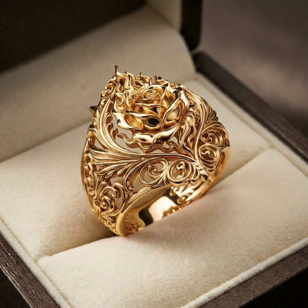 ZOLTHAIRE CRYMSAN ROSE RING