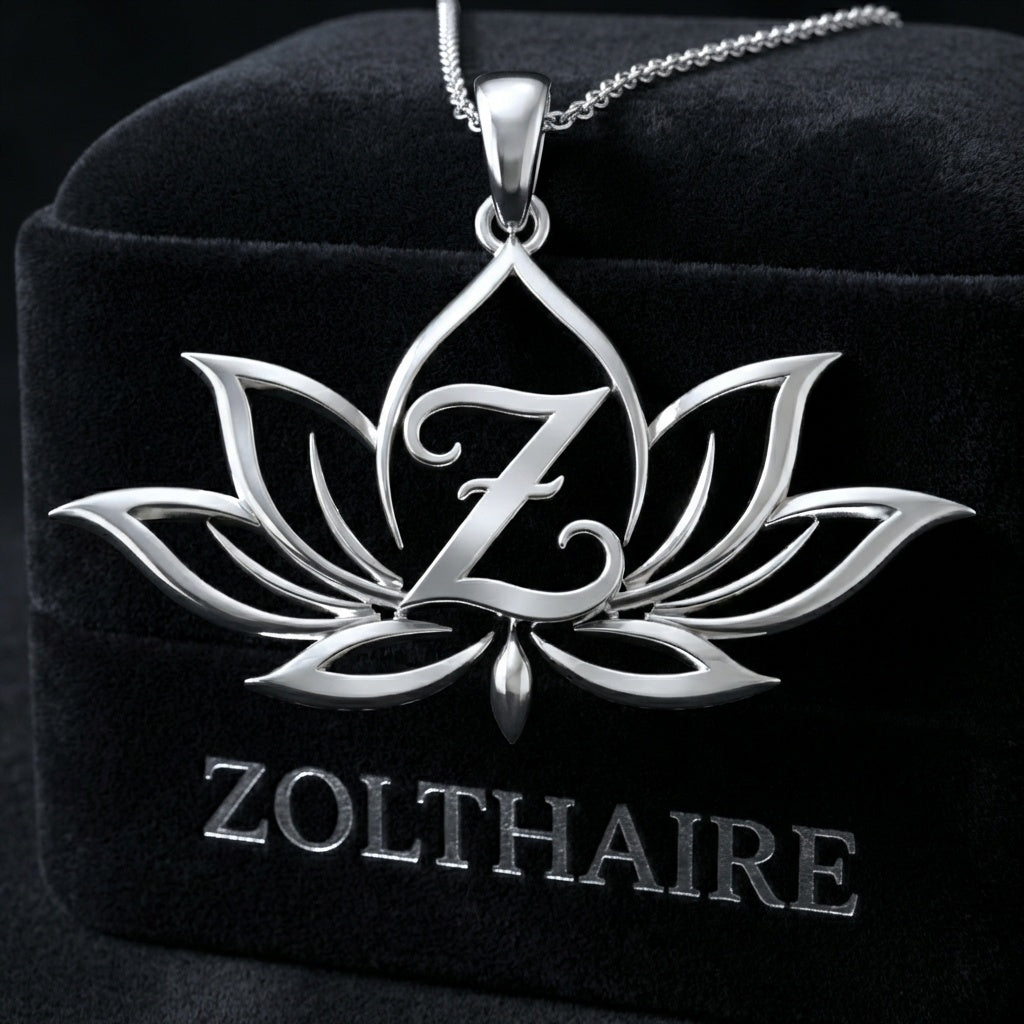 ZOLTHAIRE Lotus Emblem Necklace