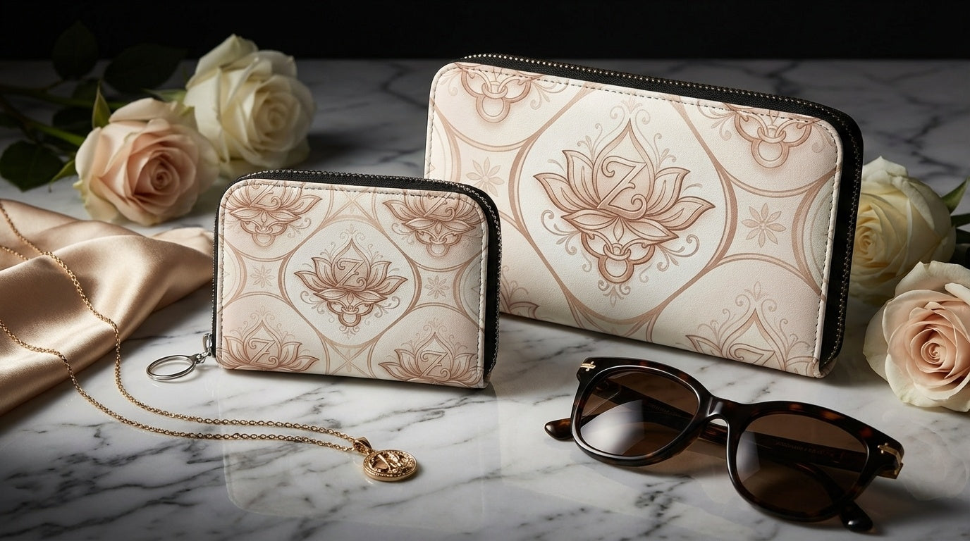 Spring 2026 Zolthaire Emblem Pink Blush Designer Wallet Set