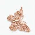 Floral Butterfly Pendant