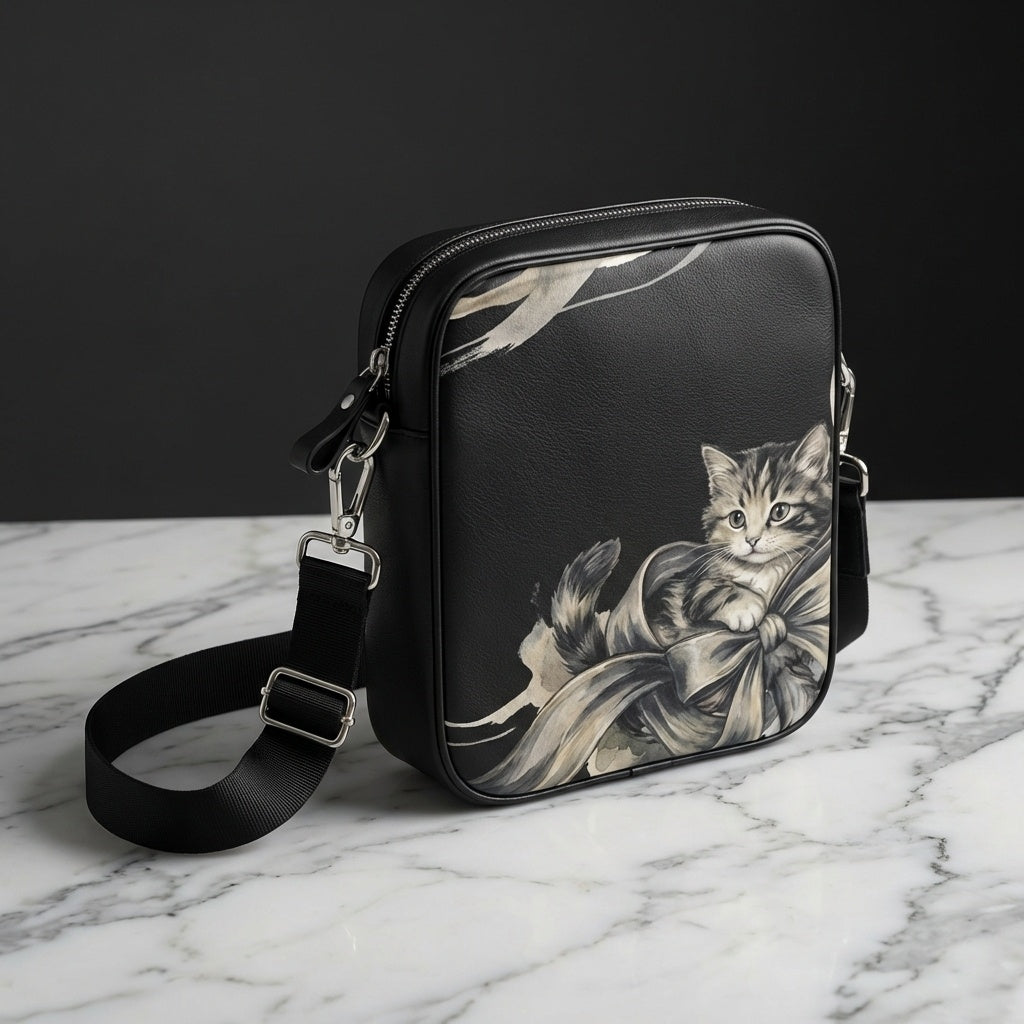 Zolthaire Tabby Kitten Messenger Bag