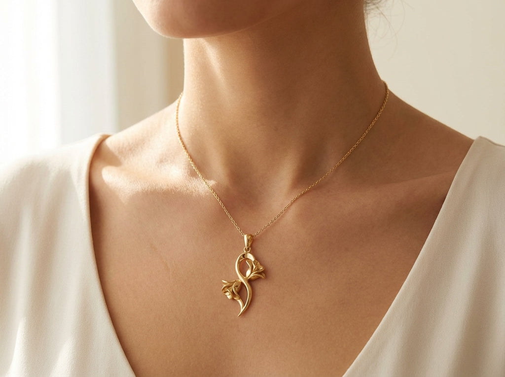 Double Floral Necklace