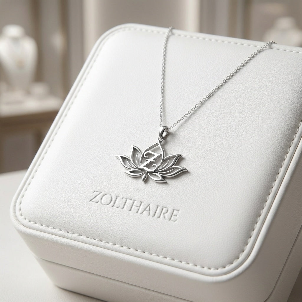 ZOLTHAIRE Lotus Emblem Necklace